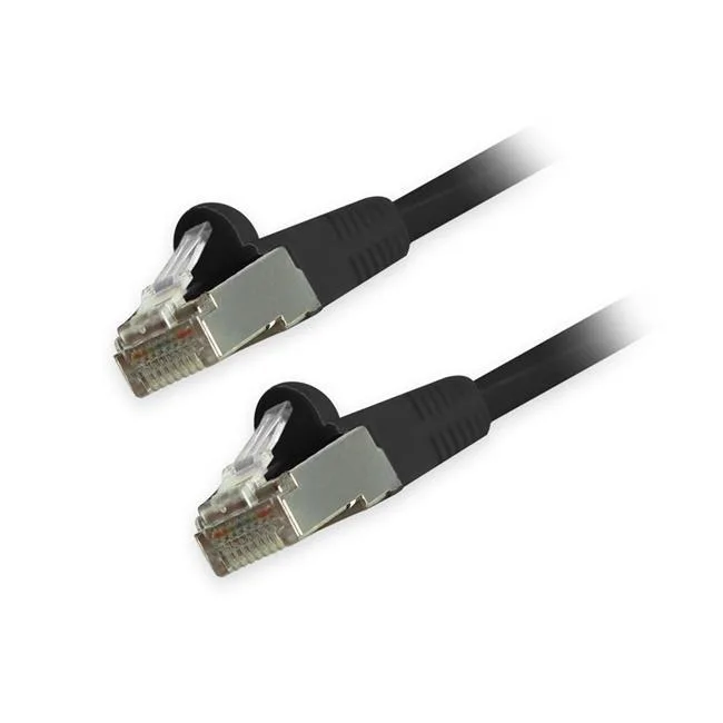 Comprehensive Cable and Connectivity Comprehensive Cable and Connectivity CAT6STP-10BLK network ethernet cable 10 ft Black shielded — product photo