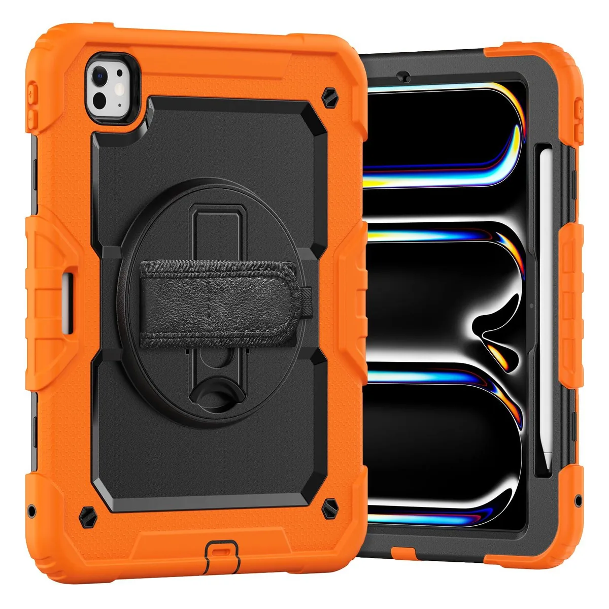 Timoom Timoom Heavy Duty Shockproof Case for iPad Pro 11 M4 2024 Orange — product photo