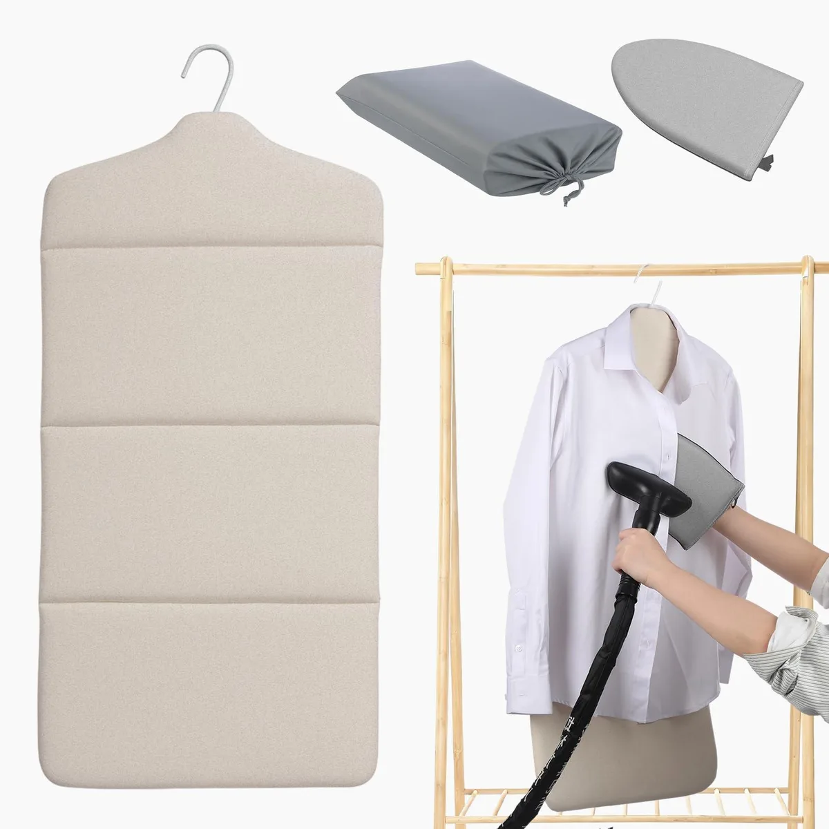 DNBeffulgent DNBeffulgent VEA0120 Foldable Steam Board 36" x 16" Gray — product photo