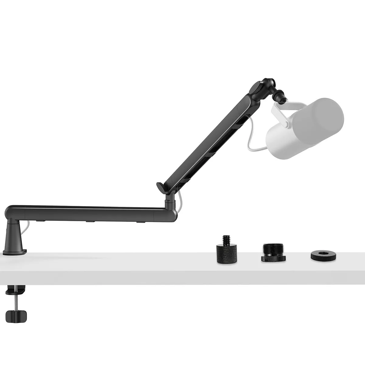  Aqdocvf 23 Microphone Boom Arm Low Profile Metal 26 inches — product photo