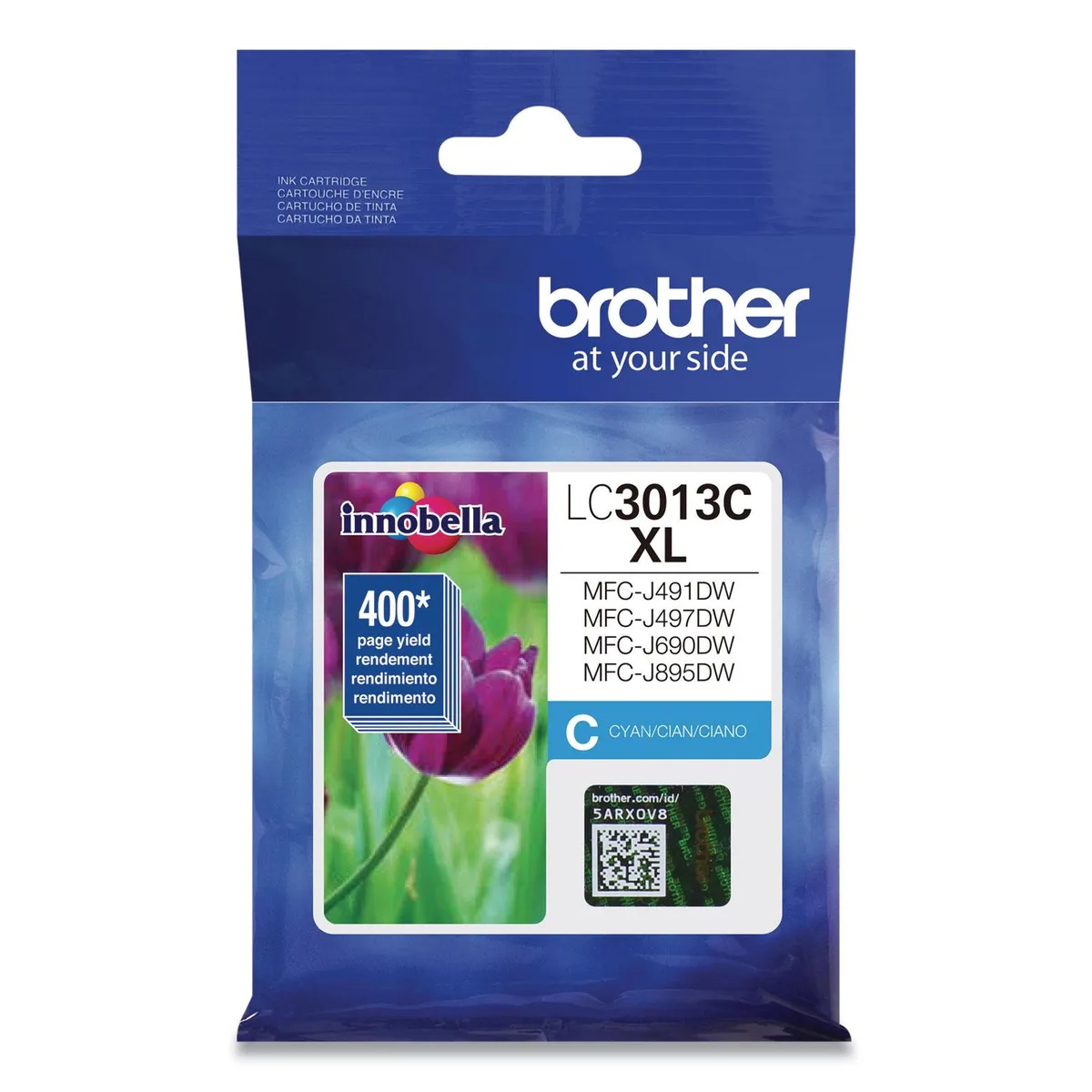 Brother Brother LC3013C High Yield Cyan Ink Cartridge 400 Pages — product photo