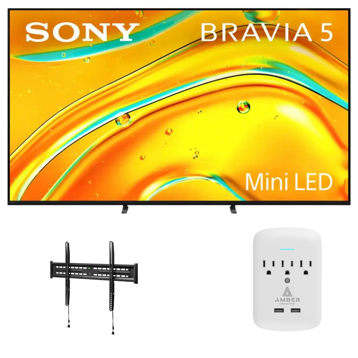 Sony Sony Bravia XR50 55" Mini-LED TV with FIXED-MOUNT-43-90 and 3-OUTLET-SURGE — product photo