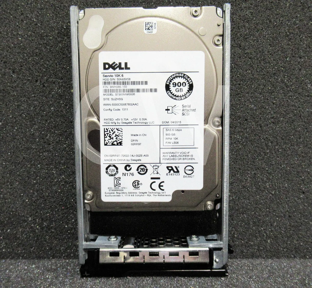 DELL DELL ST900MM0006 900GB 10K 6Gb/s 2.5" SAS internal hard drive — product photo