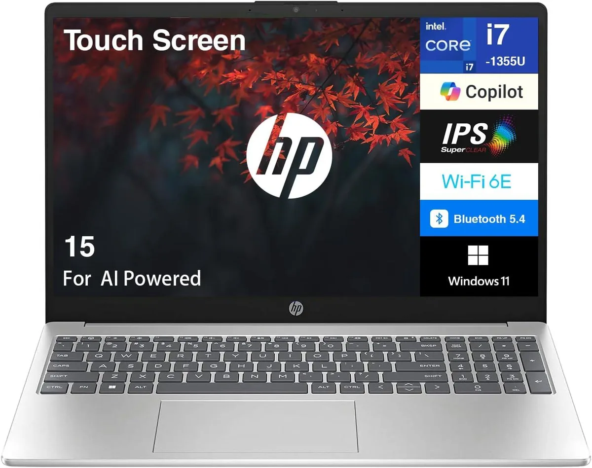 HP HP 15 Raider laptop i7-1355U 16GB 2TB 15.6" FHD Touchscreen Silver — product photo
