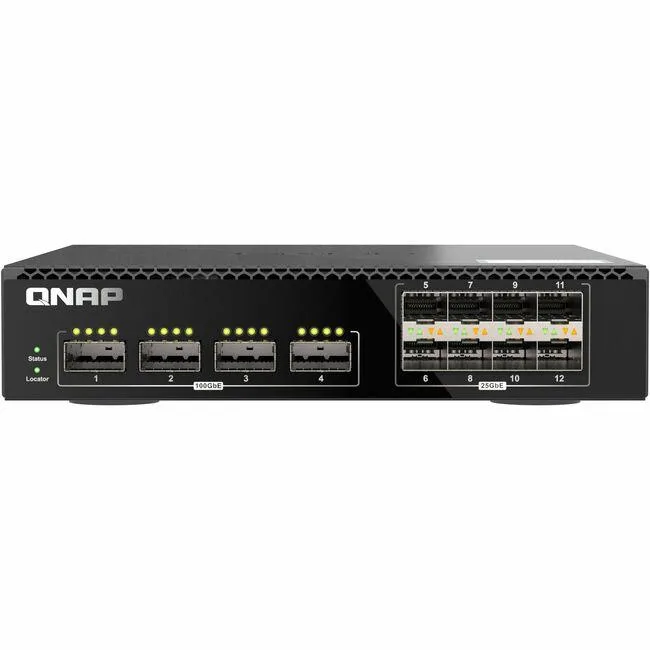Qnap Qnap QSW-M7308R-4X-US 12-port 25/100GbE network switch — product photo