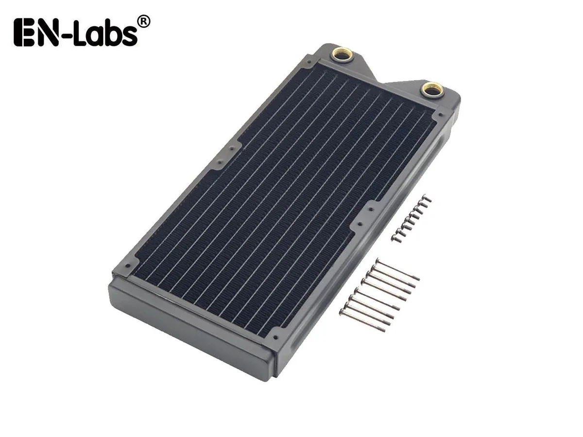 EN-Labs EN-Labs 240mm Copper Radiator 12 Tubes 1.06in Black — product photo