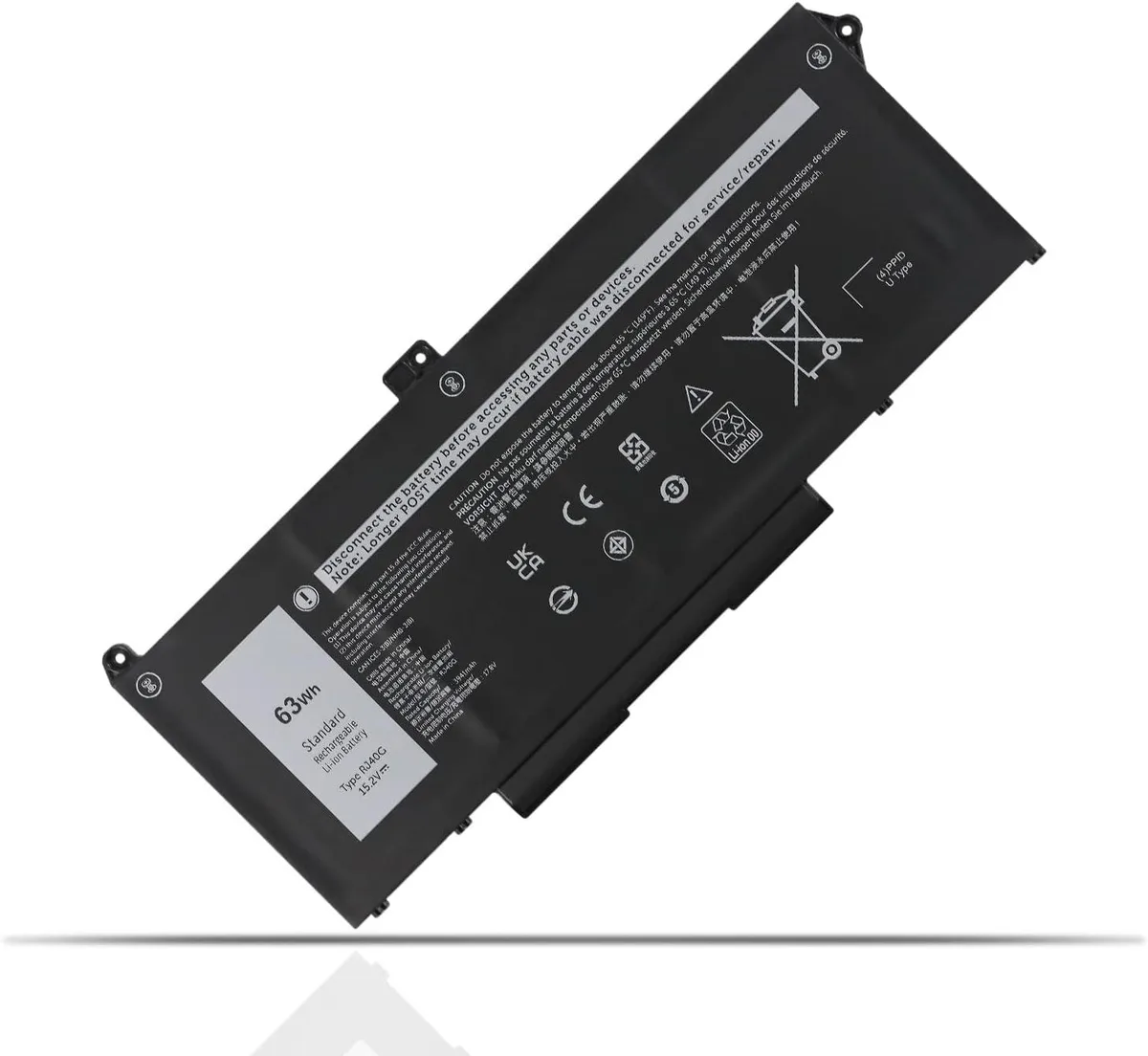 NShi NShi RJ40G 3500mAh 63Wh laptop battery for Dell Latitude 5420 5520 Precision 3560 — product photo