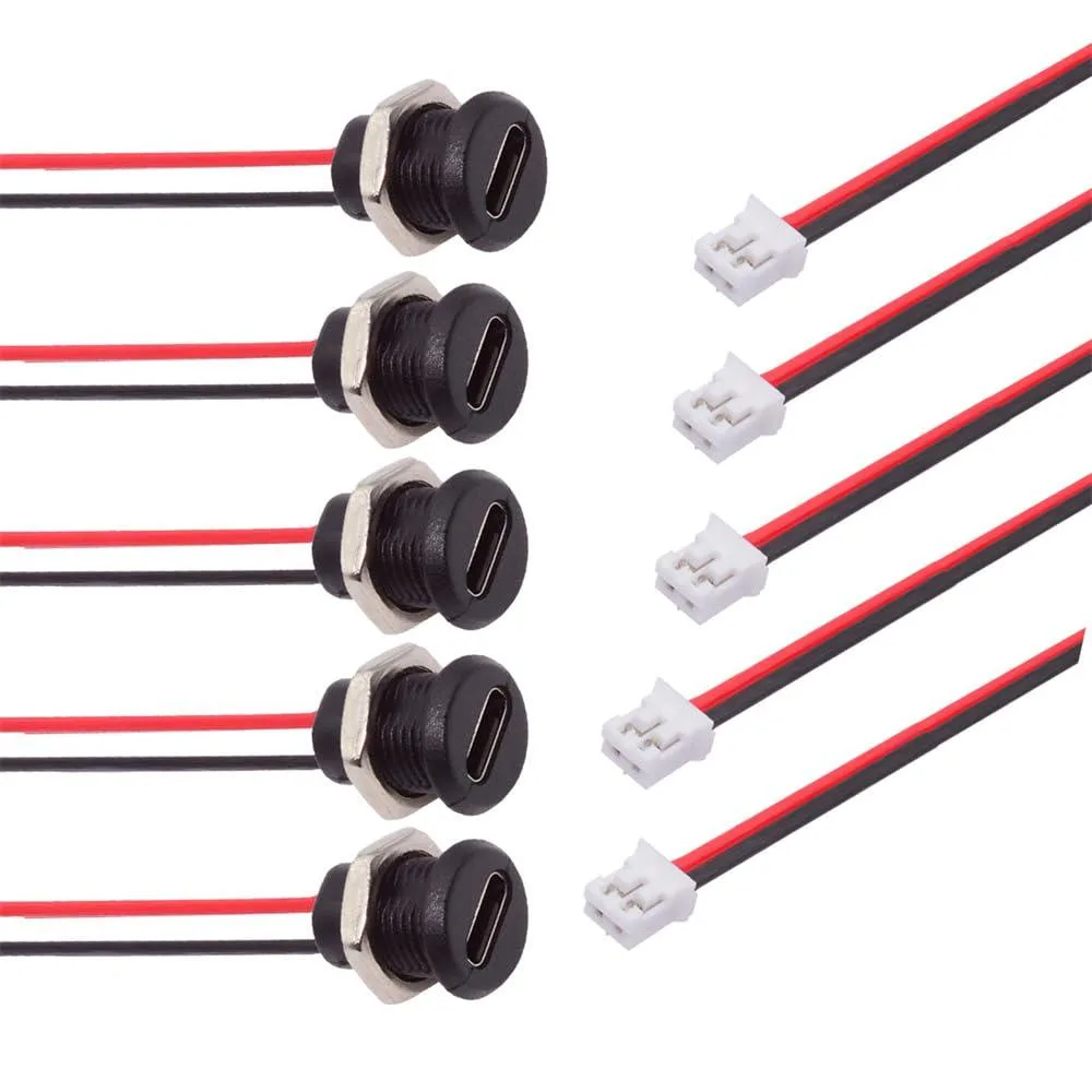 Fervit Fervit USB-C Female to 2-Pin Header Cable 17.5cm 5pcs — product photo