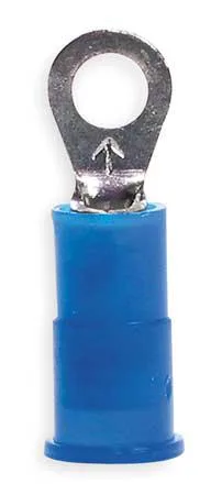3M 3M MNG14-6R/SX 16-14 AWG Nylon Ring Terminal #6 Stud Blue PK100 — product photo