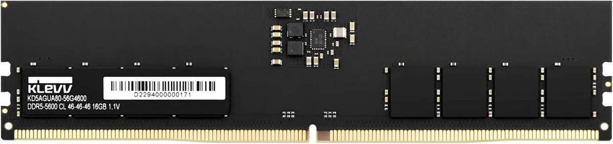 KLEVV KLEVV KD5AGUA80-56G460A DDR5 16GB 5600MHz CL46 desktop RAM — product photo