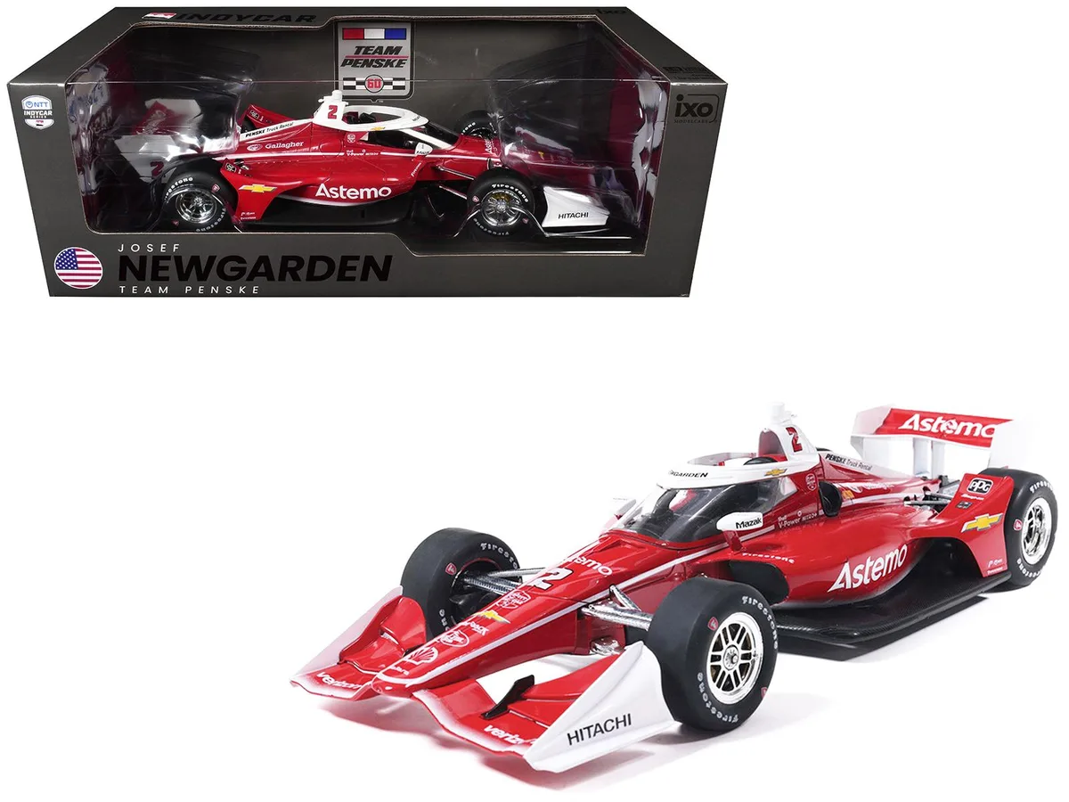 Ixo Models Ixo Models Dallara IndyCar #2 Josef Newgarden Astemo Team Penske 2026 1/18 hobby collectible — product photo