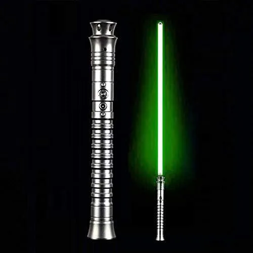 gengyouyuan gengyouyuan Force FX Lightsaber SilverGrayHandle greenLight dress-up — product photo