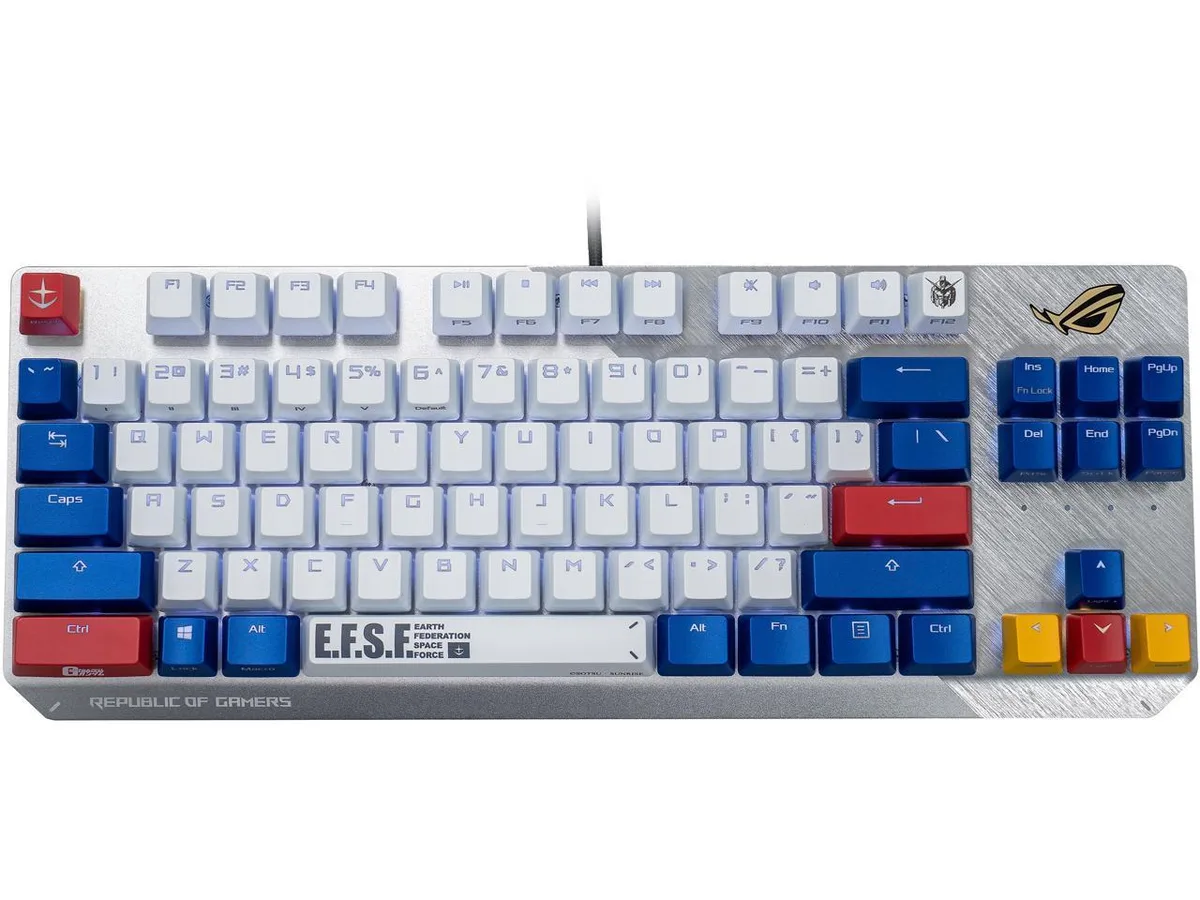 ASUS ASUS ROG Strix Scope TKL GUNDAM EDITION gaming keyboard — product photo