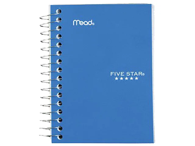 Wirebound notebook with durable poly cover, 200 sheets
