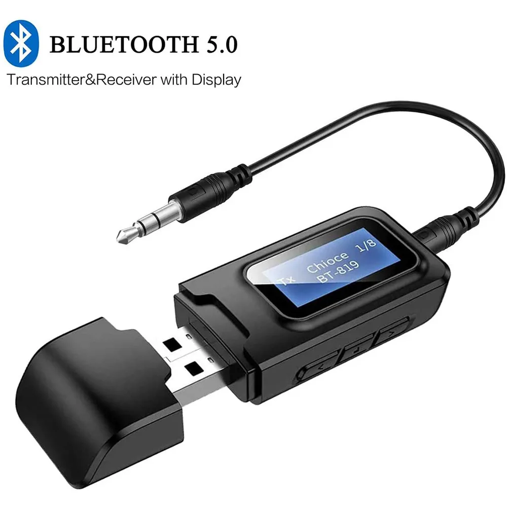 IHDAPP IHDAPP 2Q0361_B Bluetooth 5.0 Transmitter Receiver with LCD Display — product photo