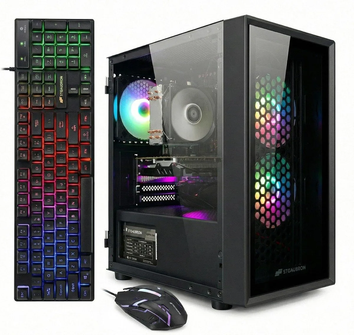 STGAubron STGAubron ABR0124 Gaming PC Xeon E5-2666 16GB 512GB RX 550 — product photo