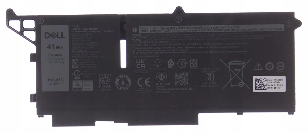 TOPKTEAM TOPKTEAM 293F1 41Wh laptop battery for Latitude 13 7330 Rugged Extreme — product photo