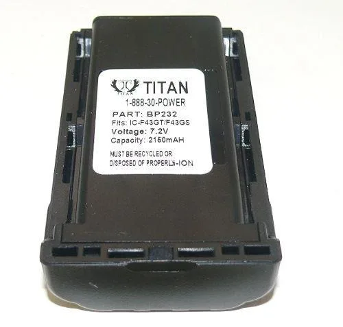 BatteryJack inc. BatteryJack inc. 7.2V 2200mAh Li-ION replacement battery for ICOM BP-230N/231N/232N two-way radio — product photo