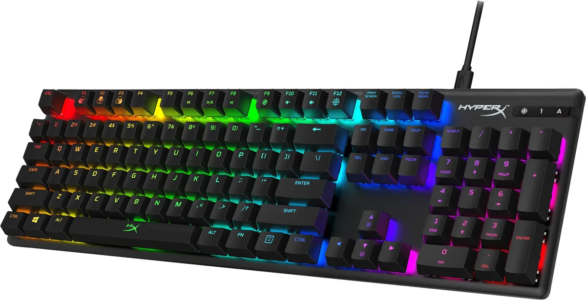 HyperX HyperX Alloy Origins Core TKL 4P4F6AA#ABA HX Red US gaming keyboard — product photo