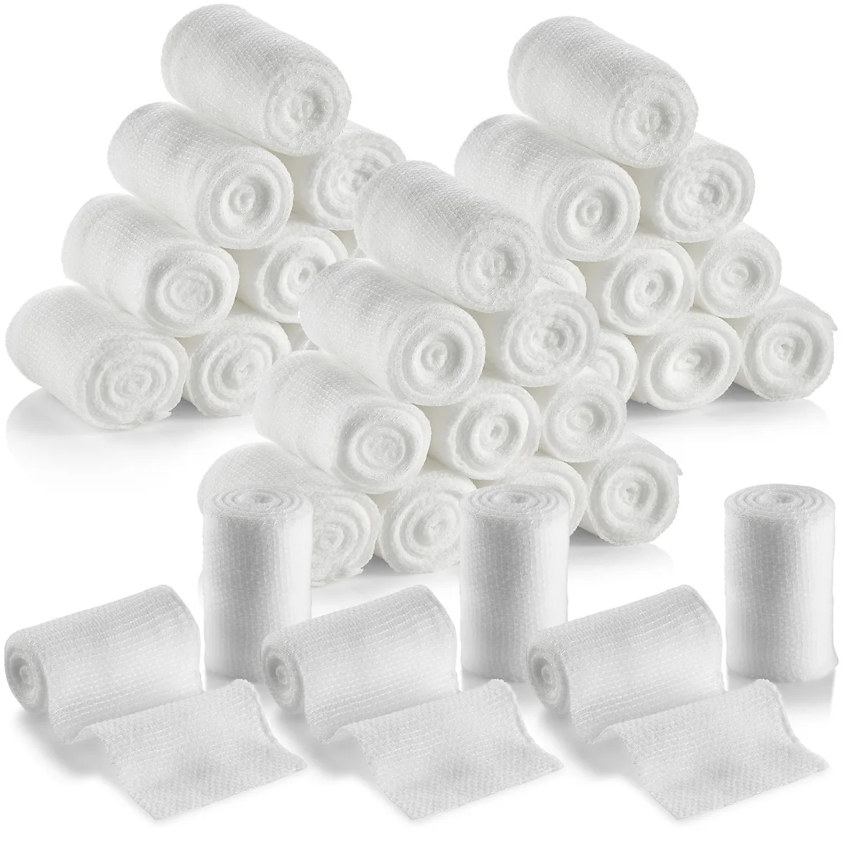 MEDca MEDca Gauze Bandage Rolls 36 Pack 2 in x 4.1 yd Cotton Stretch First Aid — product photo