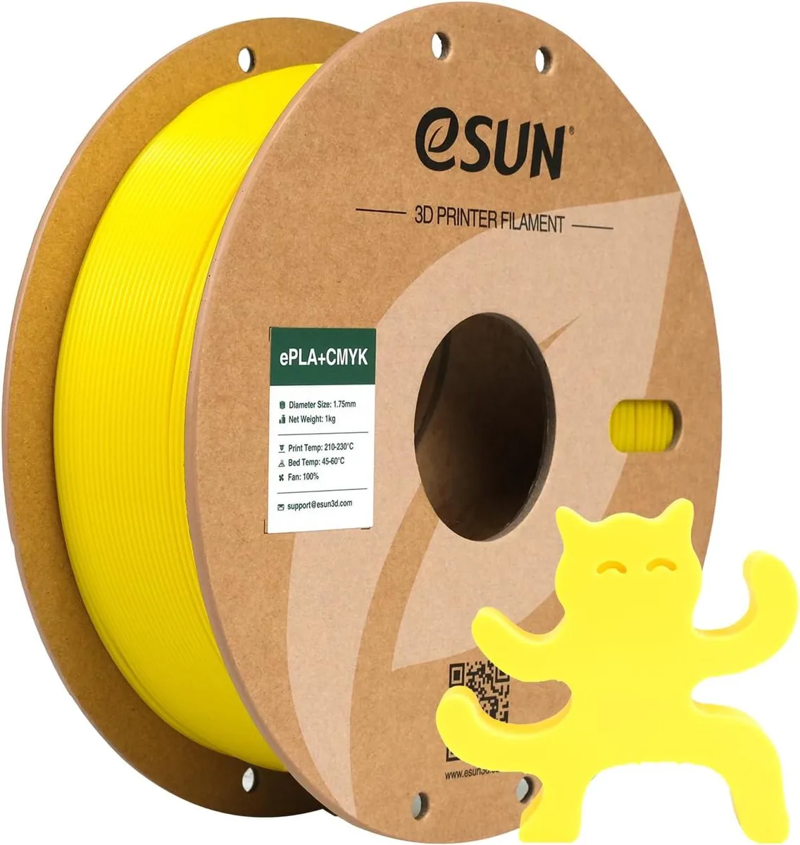 eSUN eSUN Cyan PLA+ Filament 1.75mm 1KG 3d printers accessory — product photo