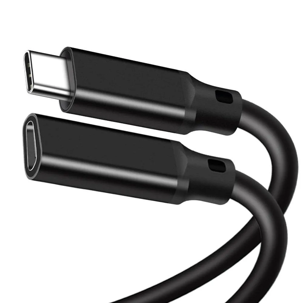 HANNORD HANNORD USB C Extension Cable 6.6FT 20Gbps 4K@60Hz PD240W Black — product photo
