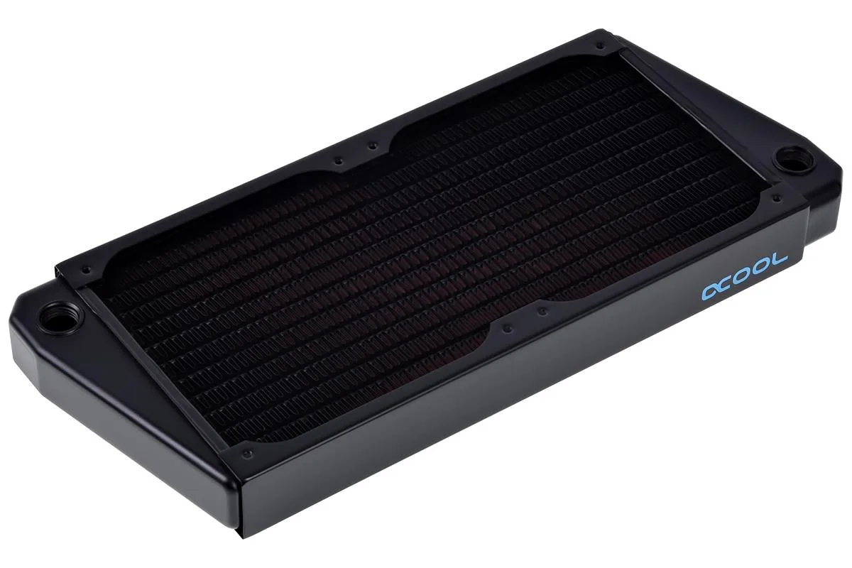 Alphacool Alphacool NexXxos ST30 Full Copper X-Flow Radiator 240mm 30mm Black G1/4 — product photo