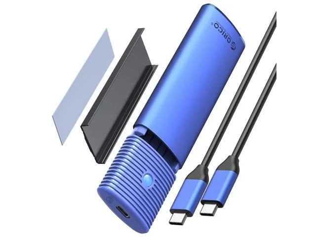 LORDWORLD LORDWORLD M.2 NVMe SATA Enclosure USB 3.2 Gen 2 10Gbps Tool-Free Aluminium — product photo
