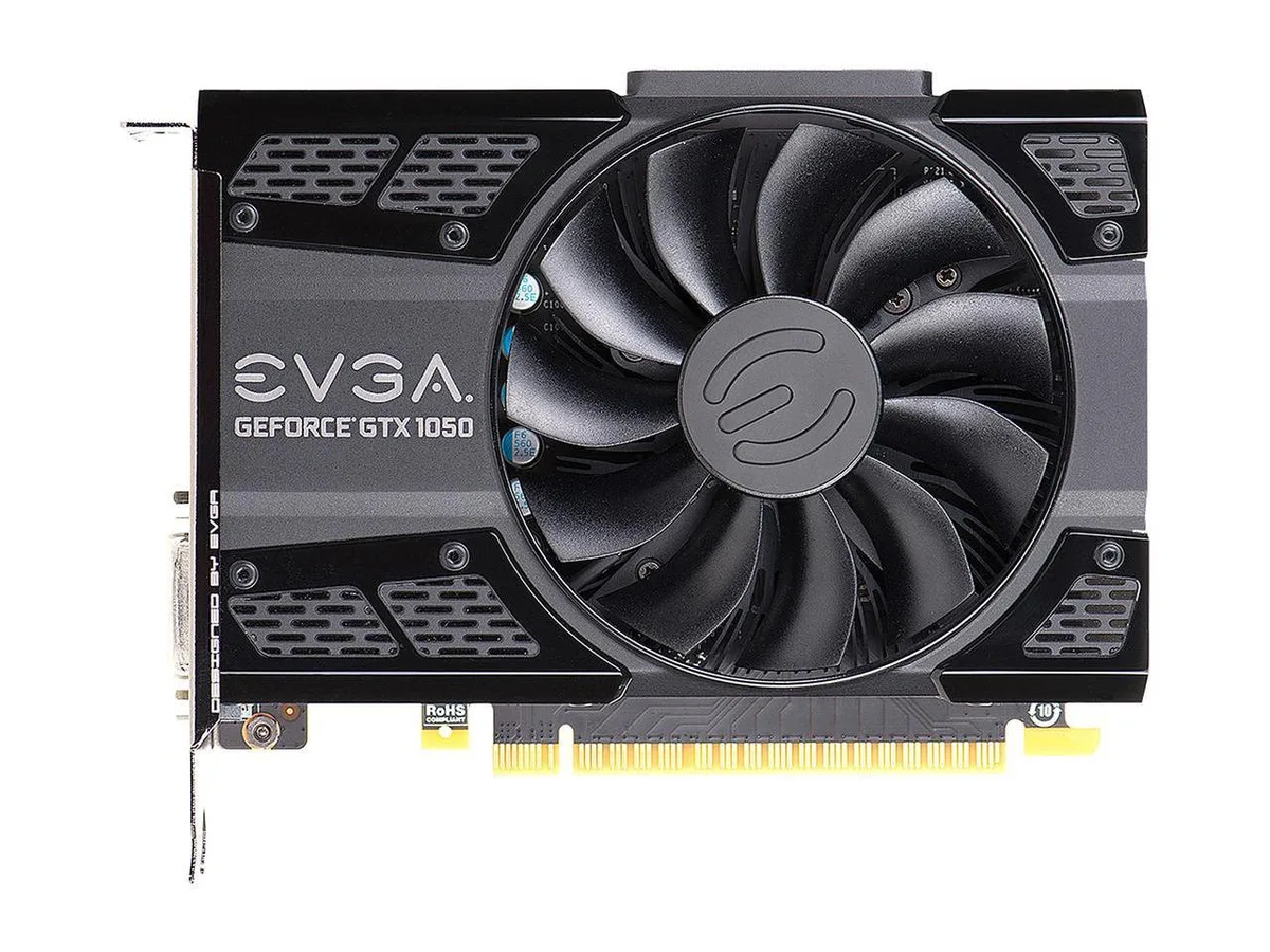EVGA EVGA GeForce GTX 1050 Ti SC Gaming 4GB graphics card — product photo