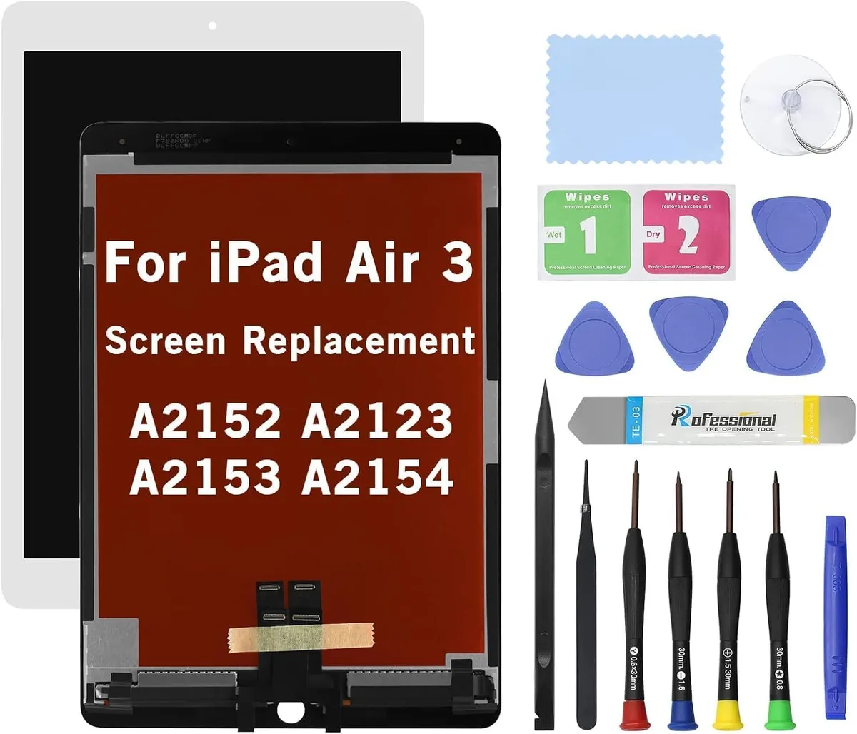 NUOLAISUN NUOLAISUN 10.5" LCD Screen for iPad Air 3 2019 A2152 A2123 A2153 A2154 - White — product photo