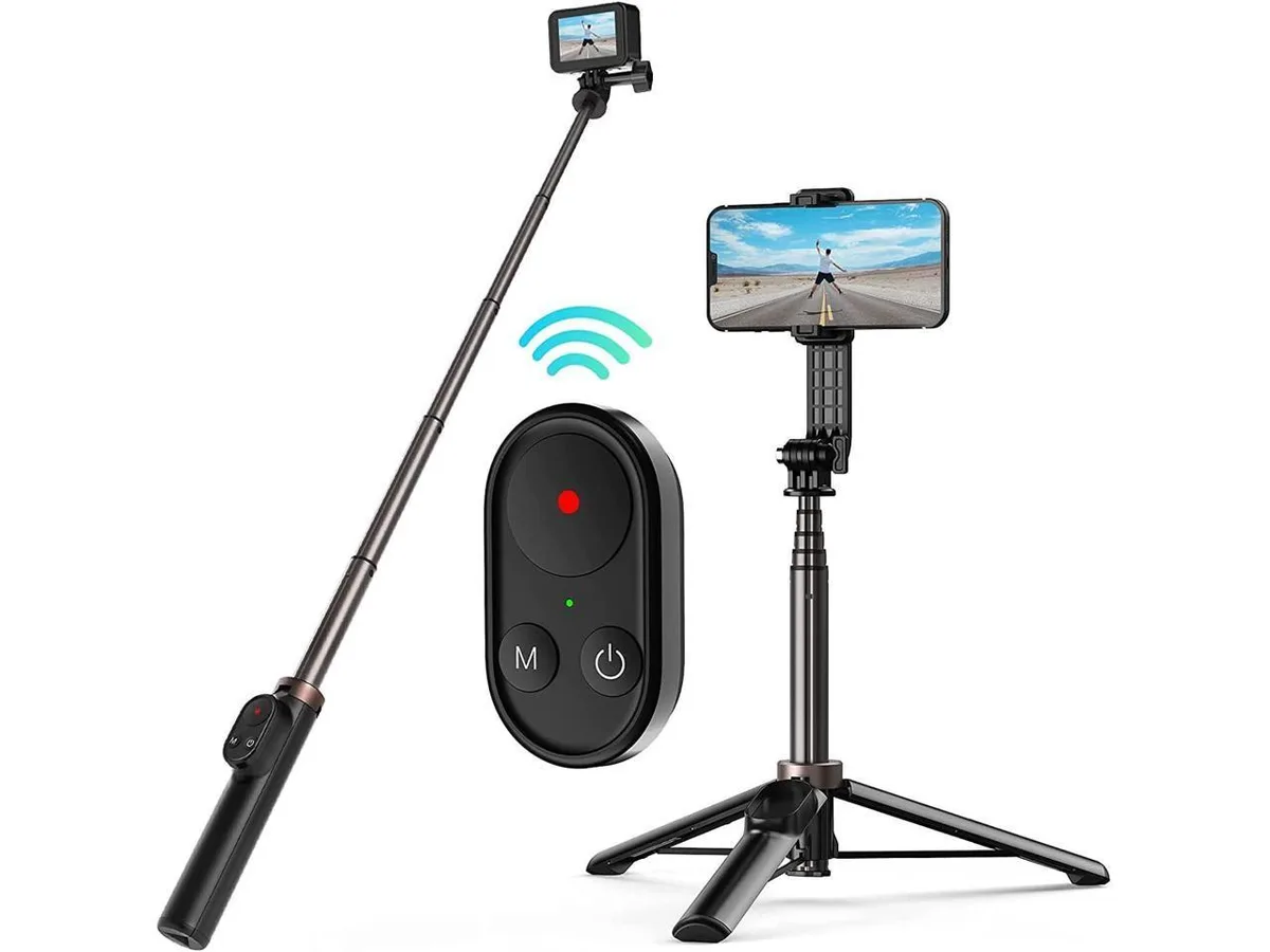 BONAEVER BONAEVER 3-in-1 Selfie Stick Tripod with Wireless Remote — product photo