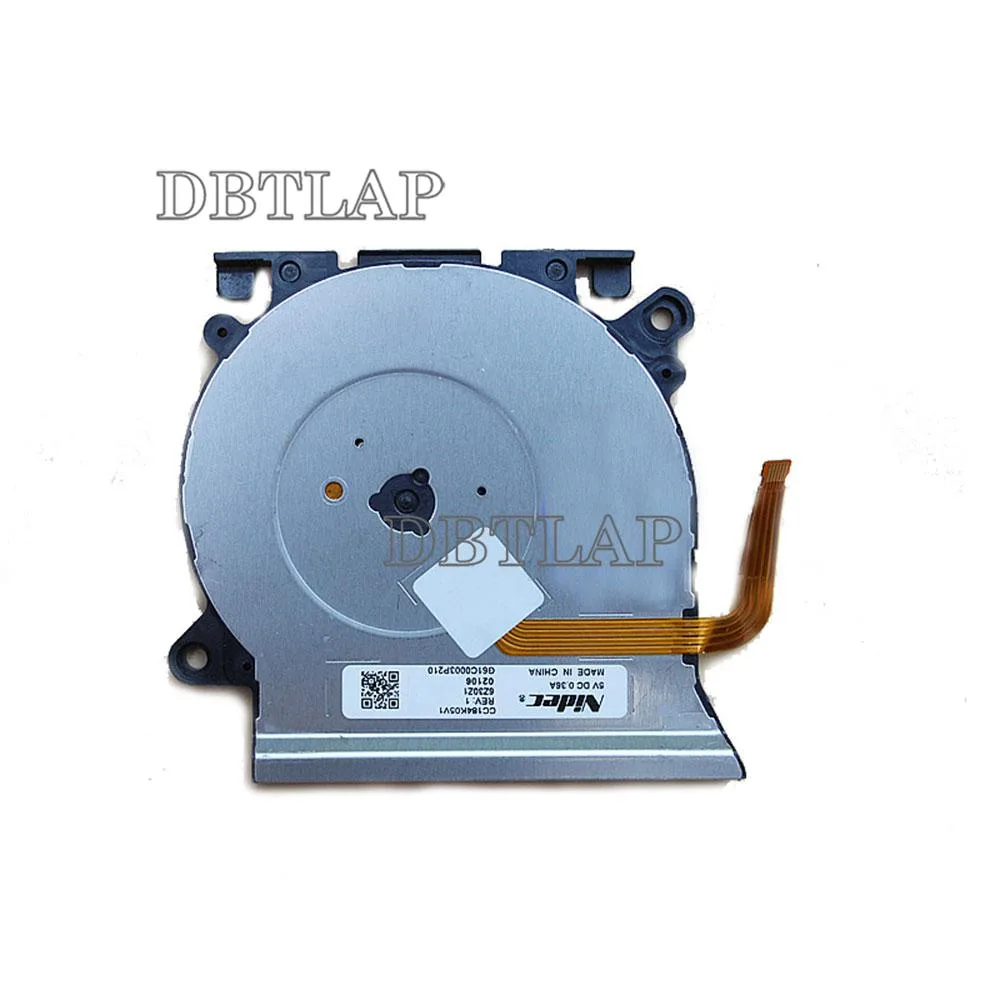 Small black plastic CPU cooling fan with wire connector