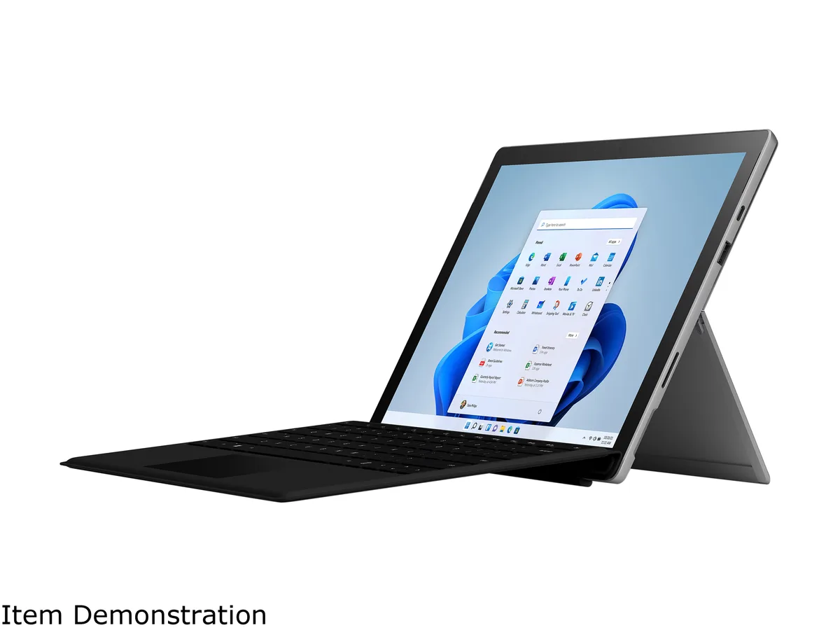 Microsoft Microsoft Surface Pro 7 VNX-00016 2-in-1 laptop Intel Core i7-1065G7 16 GB 256 GB 12.3" Matte Black — product photo