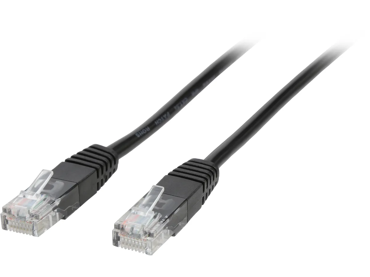 Tripp Lite Tripp Lite N002-012-BK 12 ft Cat5e 350MHz network ethernet cable — product photo