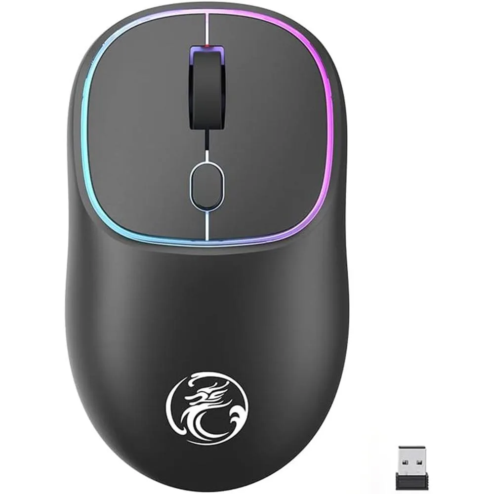 AUTYUE AUTYUE Wireless Gaming Mouse Black 2.4 GHz Rechargeable Silent 1600 DPI — product photo