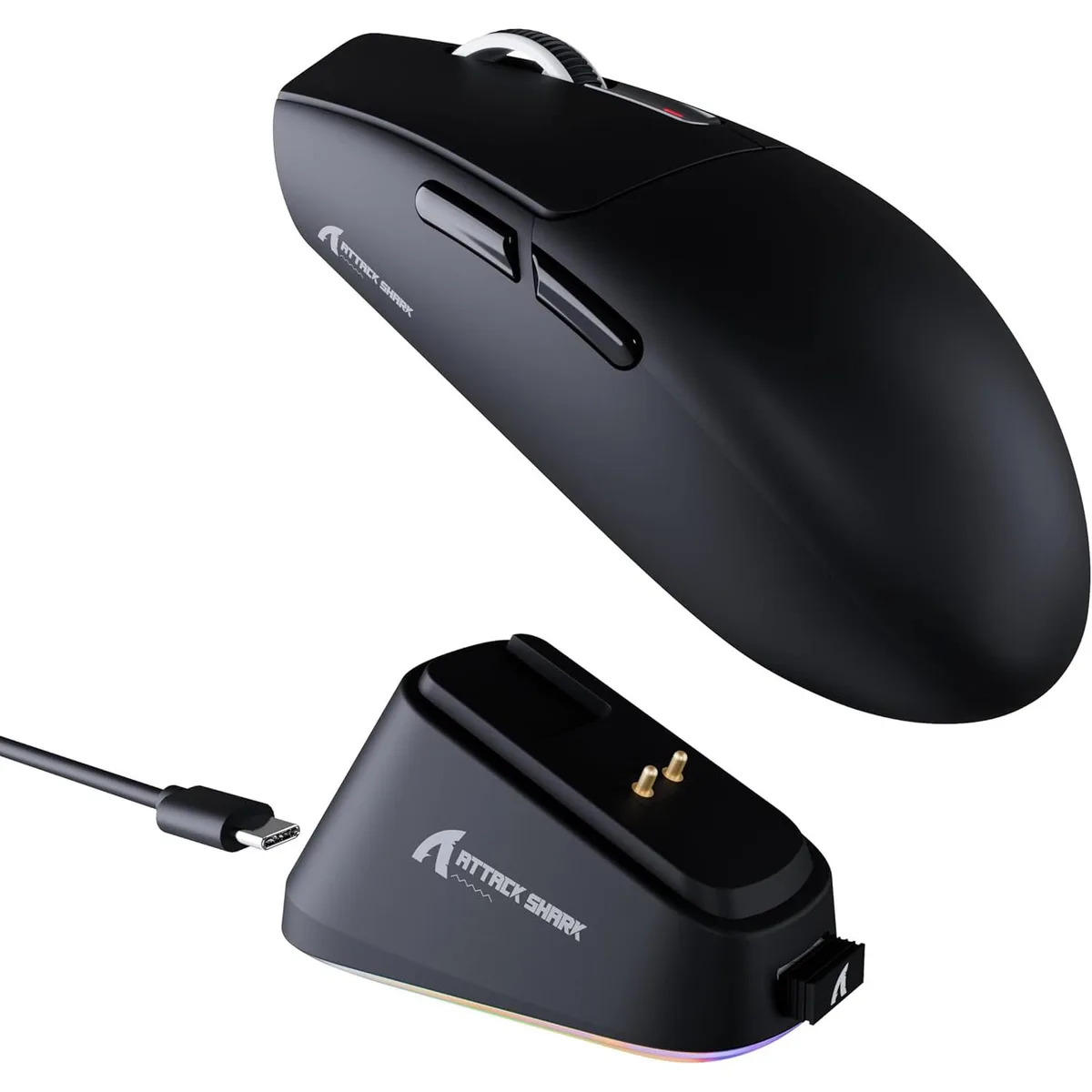 IHDAPP IHDAPP G3PRO Gaming Mouse 59g 25000 DPI PixArt 3311 Tri-Mode Magnetic Dock Black — product photo