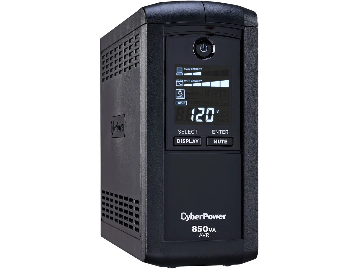 CyberPower CyberPower CP850AVRLCD UPS 850VA/510W 120V 9 Outlets Mini-Tower — product photo