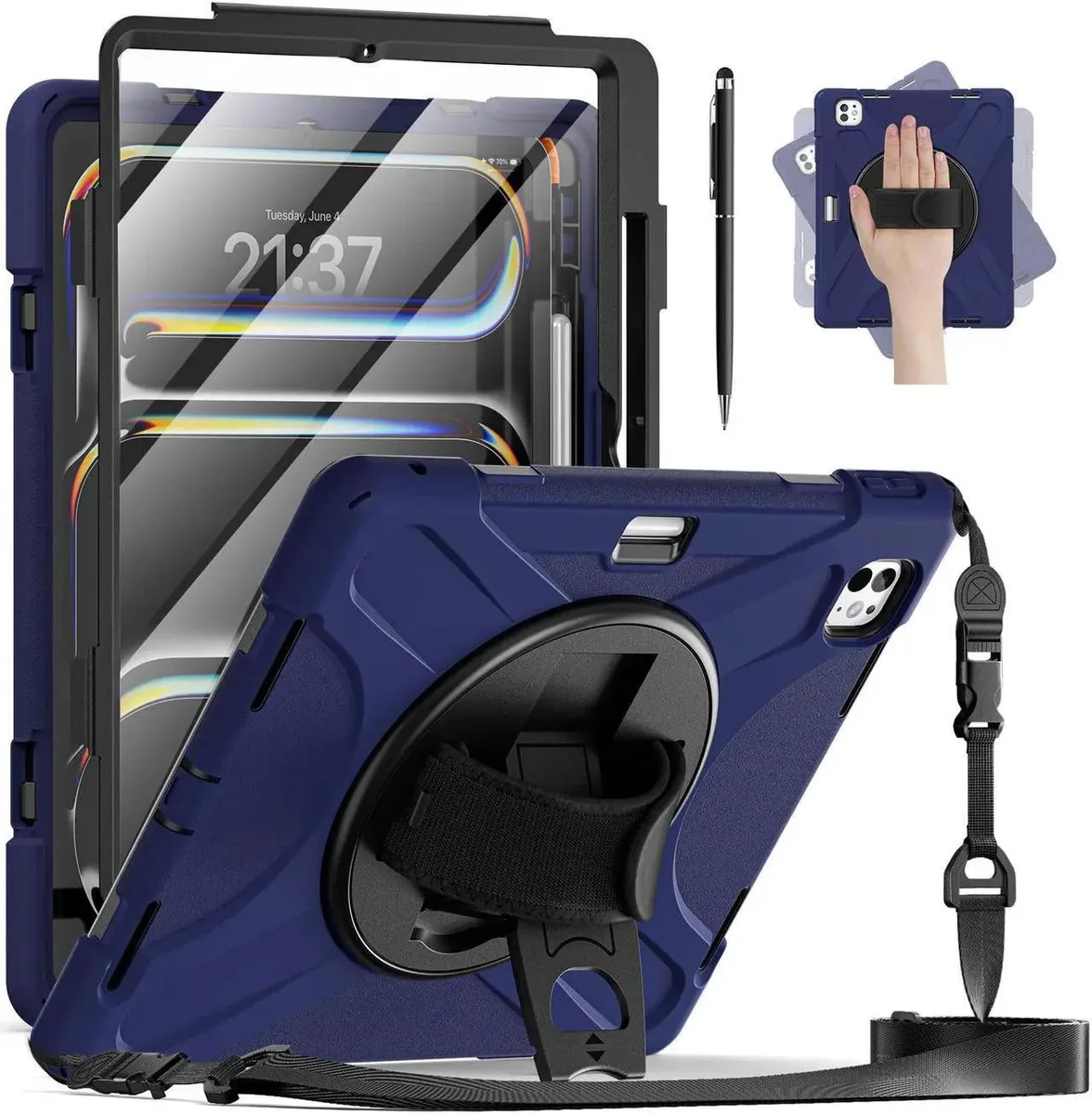 BONAEVER BONAEVER A3360/A3361/A3362 iPad accessory case for 13 inch Pro 2024 2025 Navy Blue — product photo