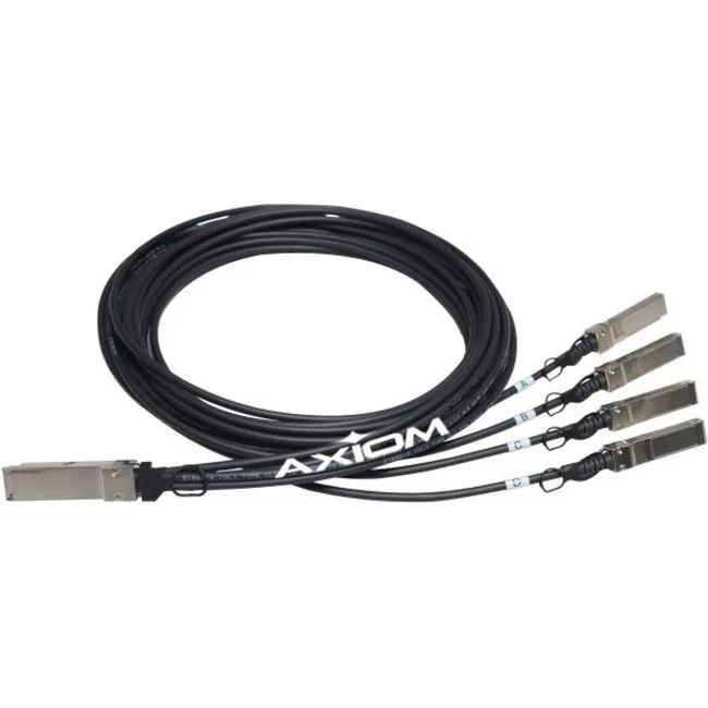 Axiom Axiom QSFP+ to 4x SFP+ Passive Twinax Cable 16.40 ft network ethernet cable — product photo