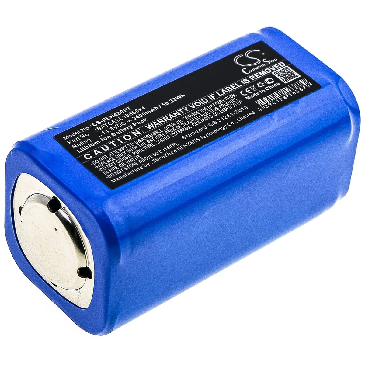  Cameron Sino BATCELL18650x4 3400mAh 14.8V camera battery — product photo