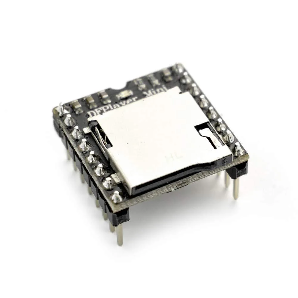 DFROBOT DFPlayer Mini MP3 Module 128 MB 24-bit DAC 32 GB TF Support — product photo