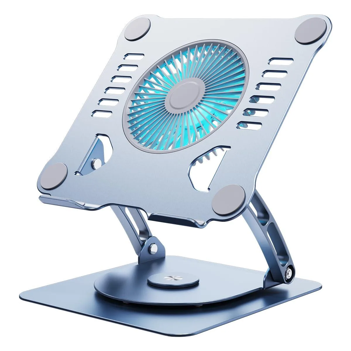  ENHANCE 360° Rotating Laptop Cooling Pad Blue-Gray 140 mm 3 Fan 10-17 in — product photo