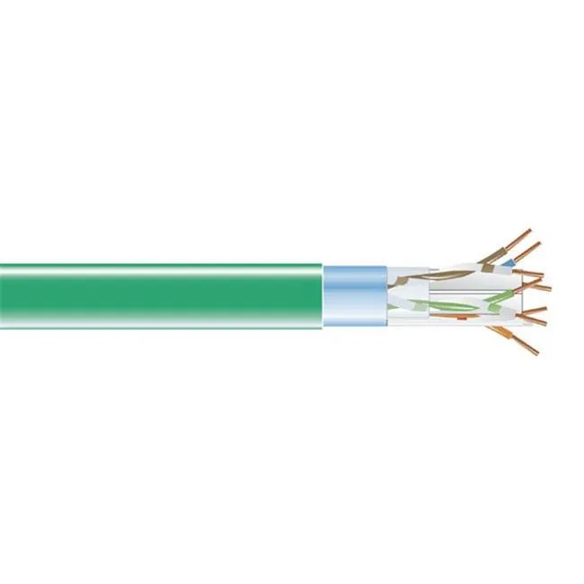 Black Box Corporation Black Box EVNSL0617A-1000 Cat6 400 MHz Shielded Plenum Green 1000 ft network ethernet cable — product photo