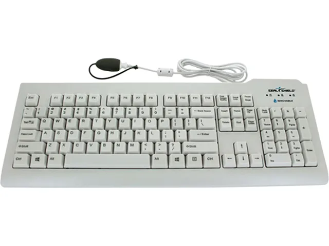 Seal Shield Seal Shield SSWKSV207L waterproof antimicrobial keyboard — product photo