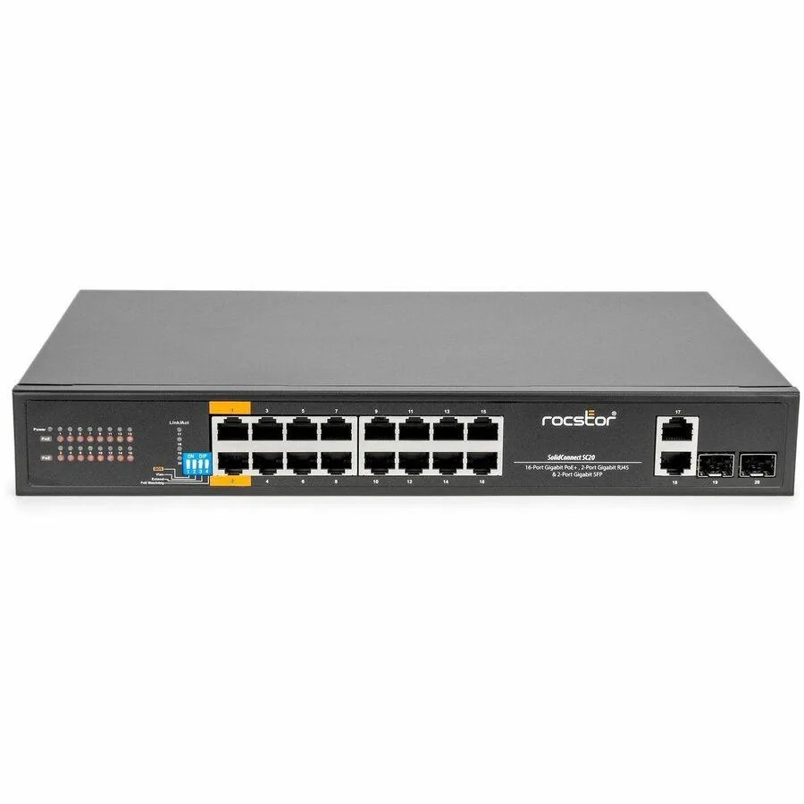 Rocstor Rocstor SolidConnect SC20 20-Port Unmanaged Ethernet Switch — product photo