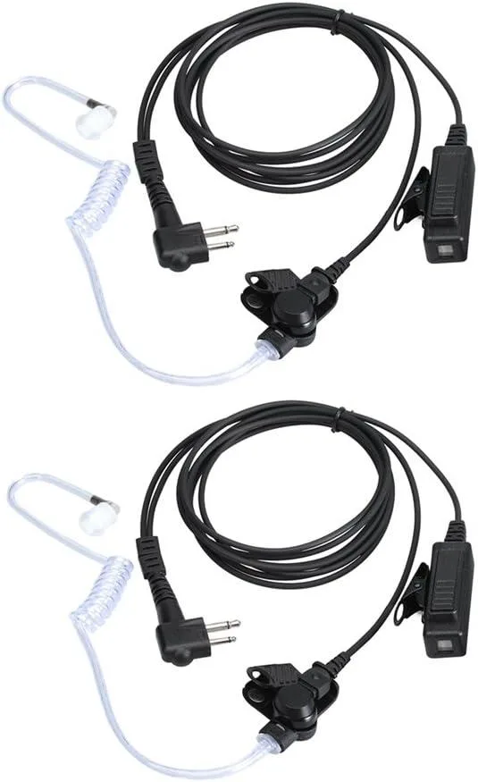 usbroway usbroway 2 Pin Acoustic Tube Headset Two Pack — product photo