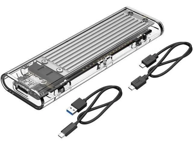 LORDWORLD LORDWORLD M.2 NVMe Enclosure USB 3.1 Gen 2 10 Gbps Silver — product photo
