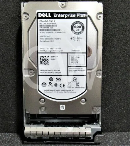 DELL DELL ST3600057SS 600GB 15000 RPM 16MB 3.5" SAS internal hard drive — product photo