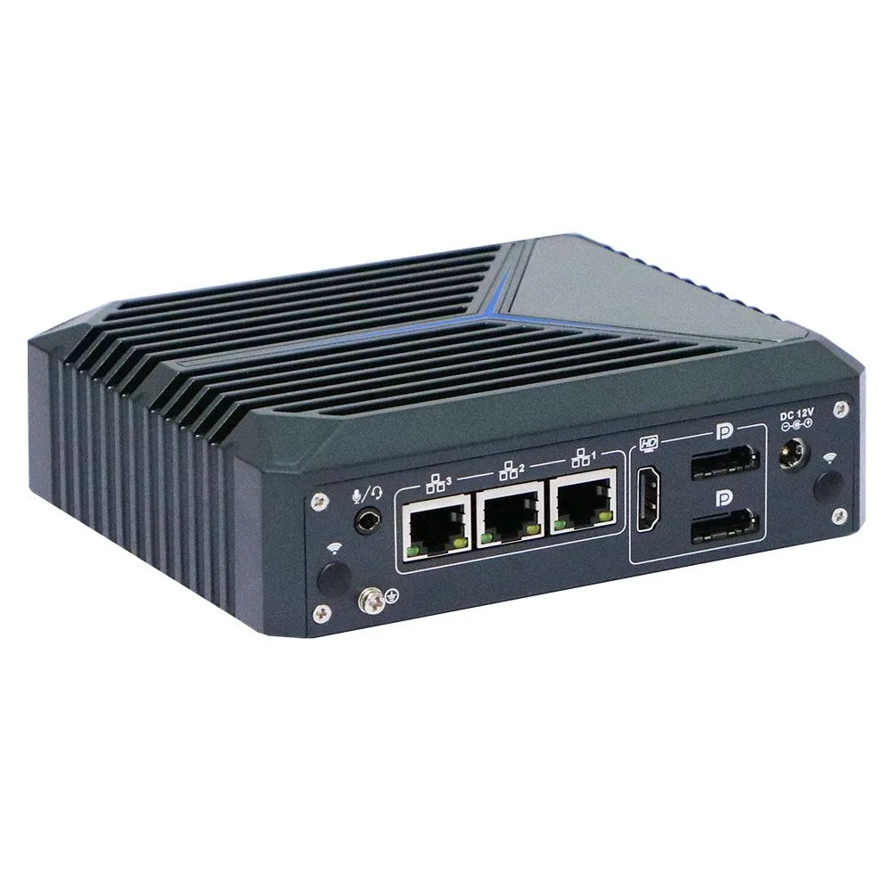 partaker partaker C6 Fanless Firewall Appliance J6412 16GB 512GB 3×2.5GbE — product photo