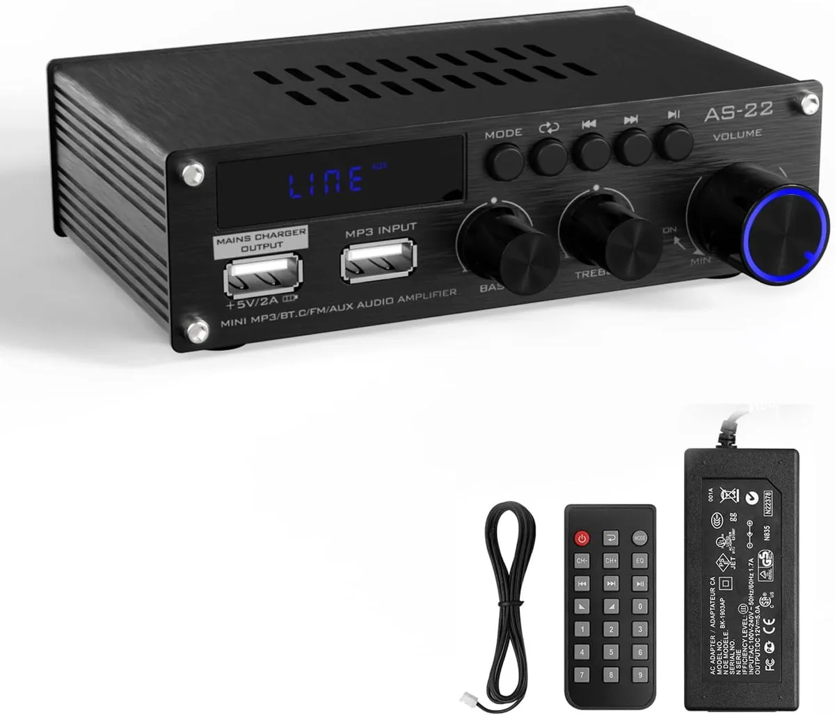 lelisten lelisten AS-22BU pro sound 300Wx2 Bluetooth 5.0 — product photo